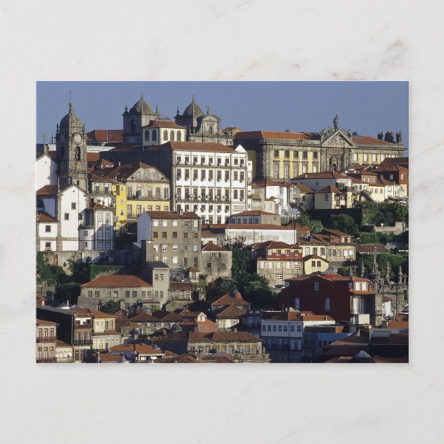 Portugal, Porto (Porto). Historiska hus och Vykort (Framsida)