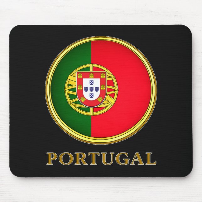 Portugal - Portugisisk flagga Musmatta (Framsidan)