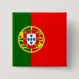 Portugal (portugisiska) Flagga Knapp