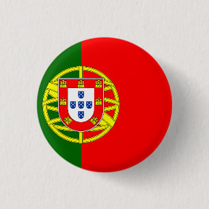 Portugal (portugisiska) Flagga Knapp