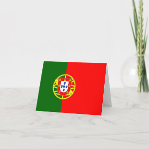 Portugal (portugisiska) Flagga Kort