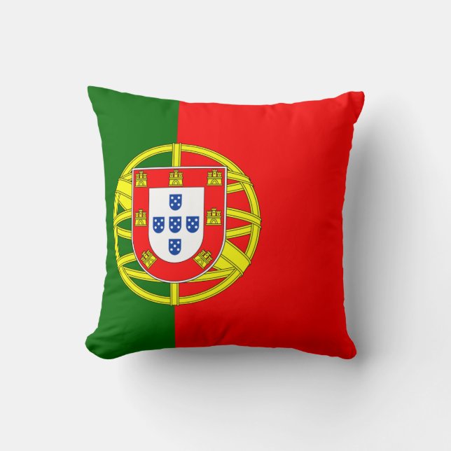 Portugal (portugisiska) Flagga Kudde (Framsida)