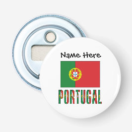 Portugal Portugisiska Flagga Personligt Namn  Flasköppnare