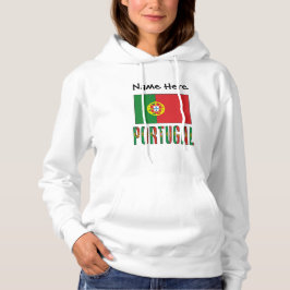 Portugal Portugisiska Flagga Personligt Namn  T Shirt