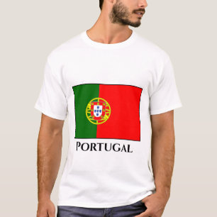 Portugal (portugisiska) Flagga T Shirt