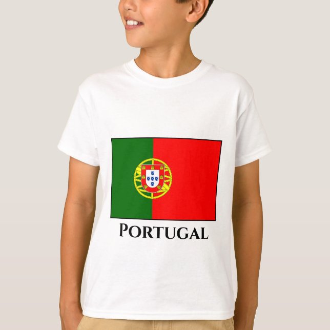 Portugal (portugisiska) Flagga T Shirt (Framsida)