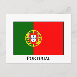 Portugal (portugisiska) Flagga Vykort