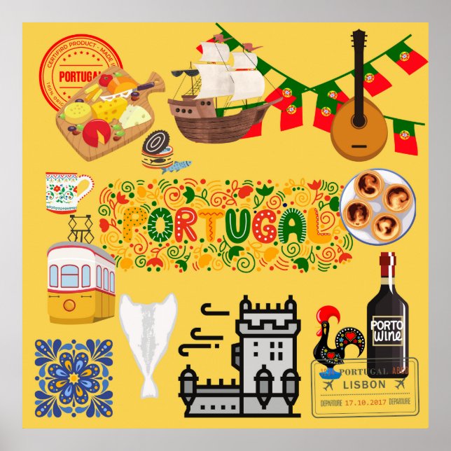 Portugal Poster (Framsidan)