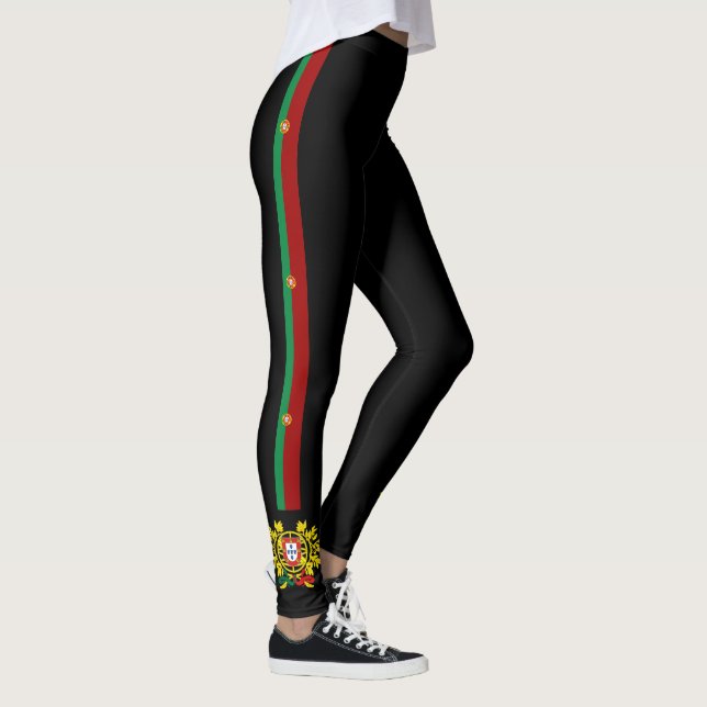 Portugal randflagga leggings (Höger)