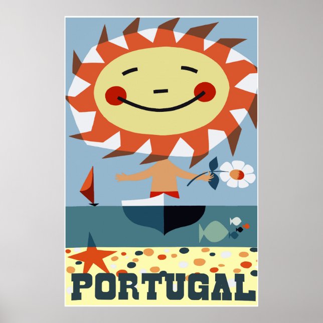 Portugal, reseaffisch poster (Framsidan)