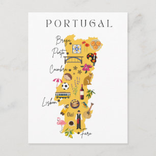 Portugal reskarta vykort