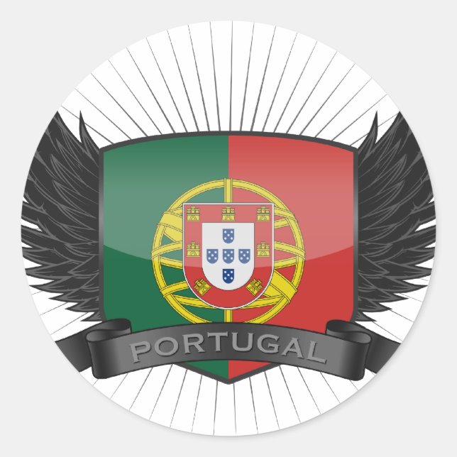 PORTUGAL RUNT KLISTERMÄRKE (Framsida)