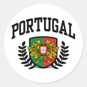 Portugal Runt Klistermärke