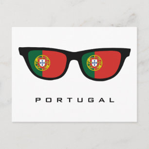 Portugal Shades anpassningsbar text & färg vykort