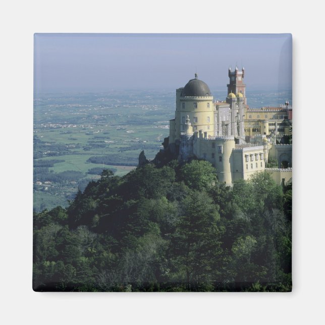 Portugal, Sintra, Pena Palace, atop Serra da Magnet (Framsidan)