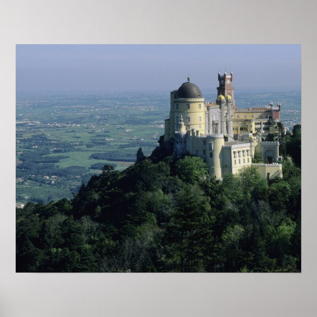 Portugal, Sintra, Pena Palace, atop Serra da Poster (Framsidan)
