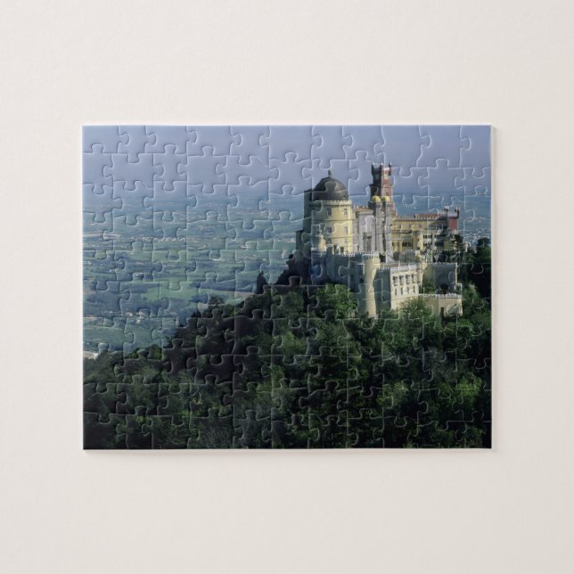 Portugal, Sintra, Pena-palatset, på Serra da Pussel (Horisontell)