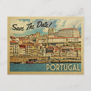 Portugal sparar Douro-floden Meddelande Vykort