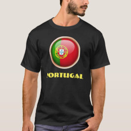 PORTUGAL Speciell Anpassade Black T Shirt