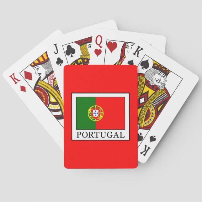 Portugal Spel Kort (Baksidan)