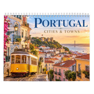Portugal Städer & Samhällen Scenisk Resa Kalender