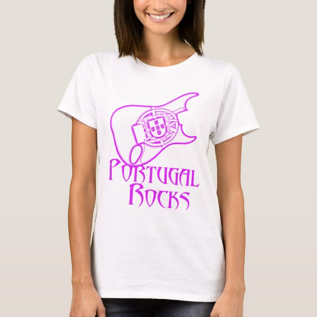 Portugal stenkvinna skjorta tee shirt (Framsida)