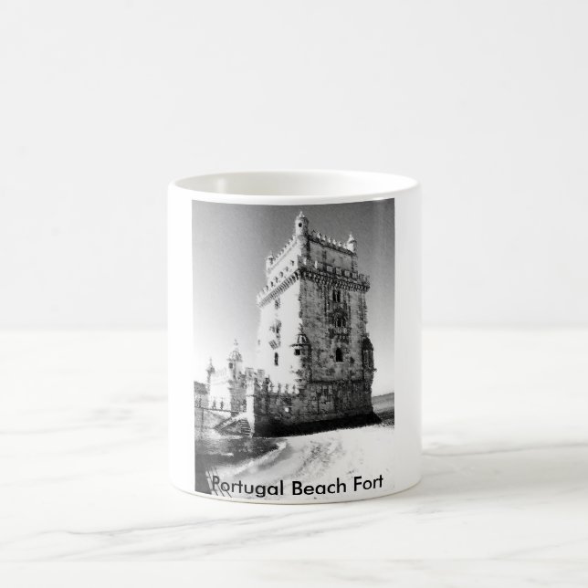 Portugal strandfort kaffemugg (Center)