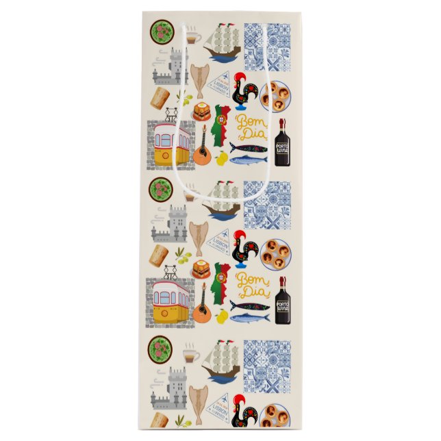 Portugal Symbols Travel Älskare (Framsidan)