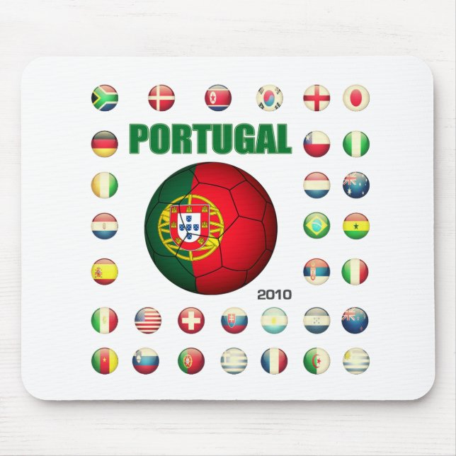 Portugal t-skjorta D7 Musmatta (Framsidan)