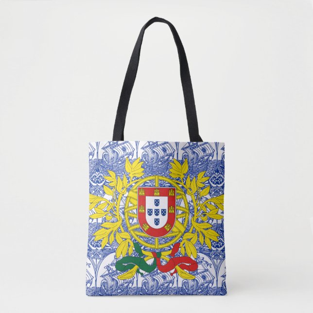 Portugal Tote Bag Tygkasse (Framsida)