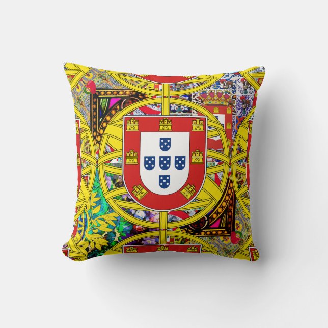 Portugal utformar Dekorativ kudde (Framsida)