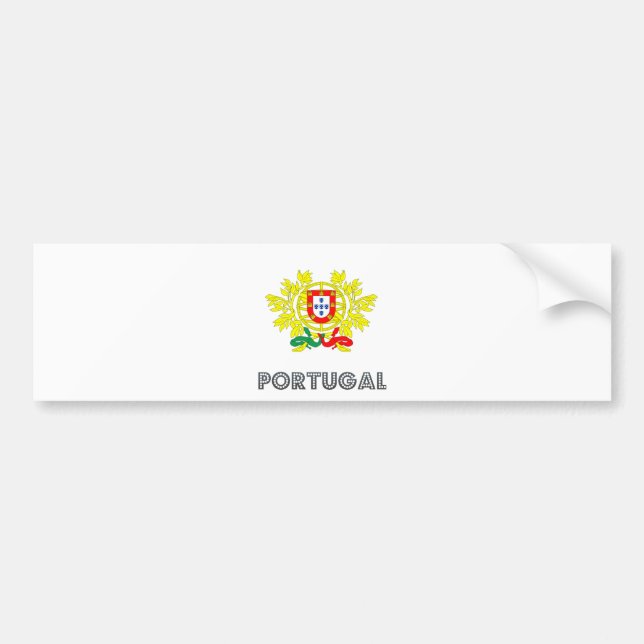 Portugal vapensköld bildekal (Framsidan)