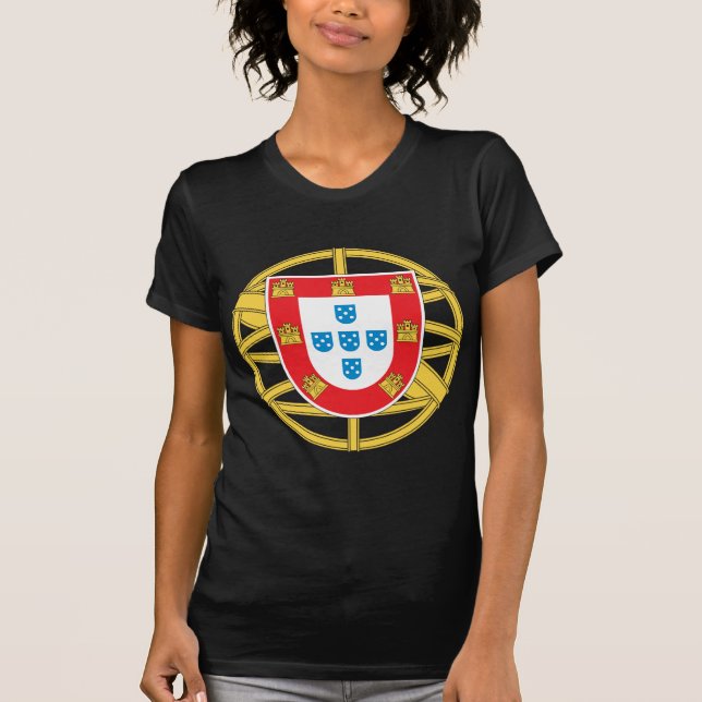 Portugal vapensköld t-shirt (Framsida)