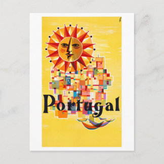 Portugal Vintage Affisch Restaurering Vykort