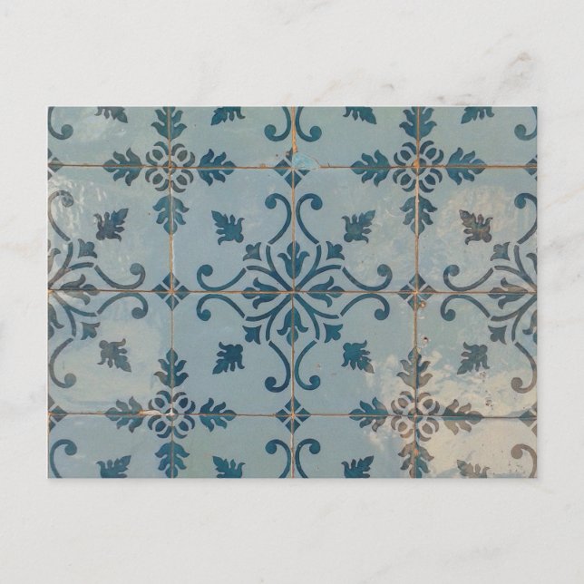 Portugal Vintage Mosaics Vykort (Framsida)