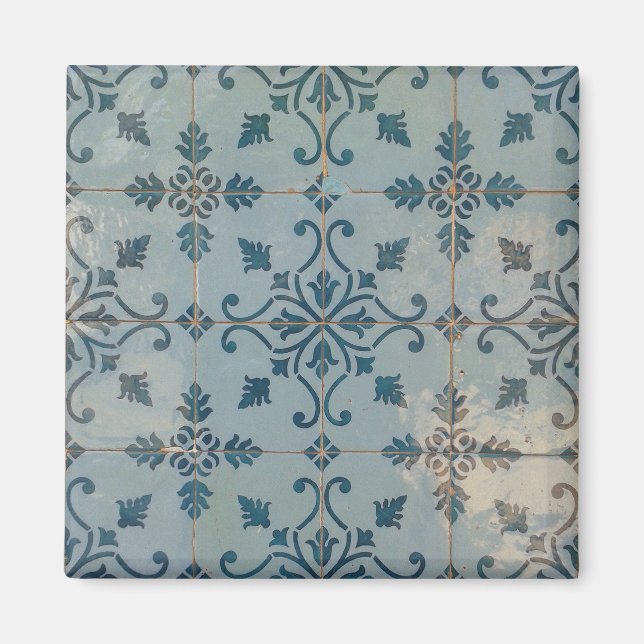 Portugal Vintage-Mosaiker Magnet (Framsidan)