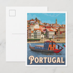Portugal Vintage Resa Vykort
