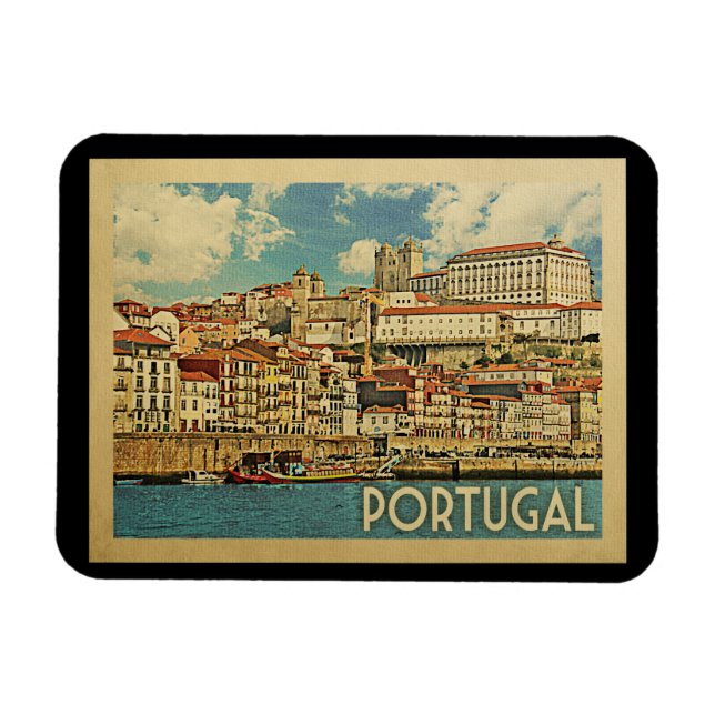 Portugal vintage resor magnet (Horisontell)