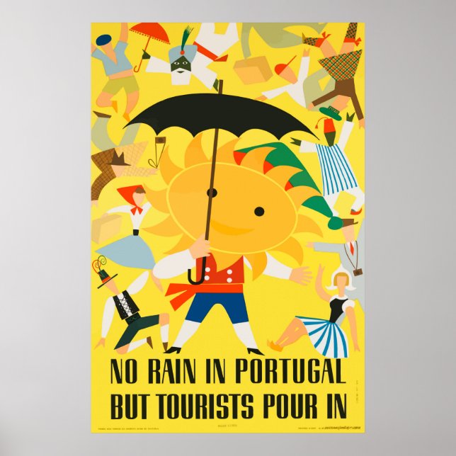 Portugal Vintage resor Poster (Framsidan)