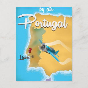 Portugal vintage resor poster vykort