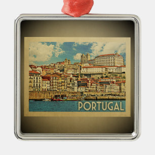 Portugal vintage resorprydnad julgransprydnad metall
