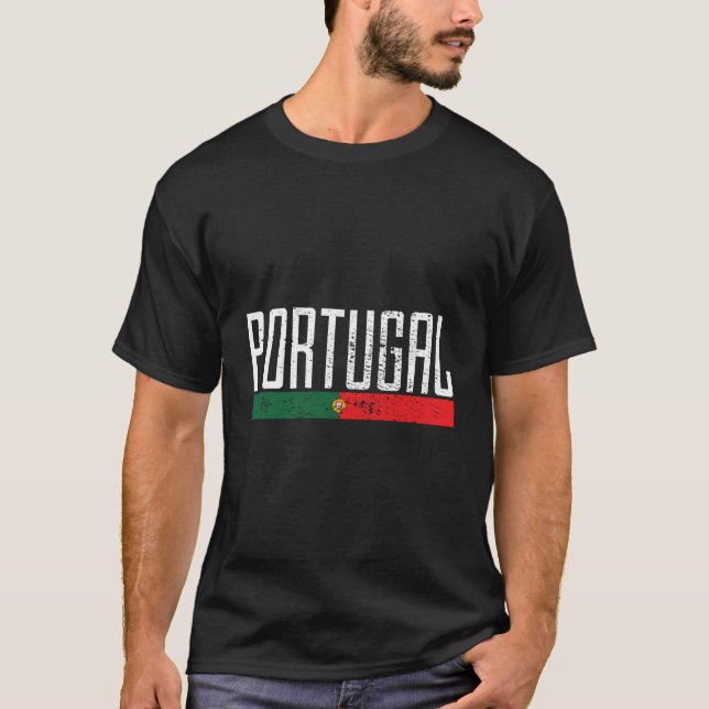 Portugal Vintage T Shirt (Framsida)