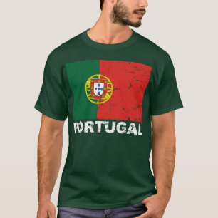 Portugal vintageflagga t-shirt