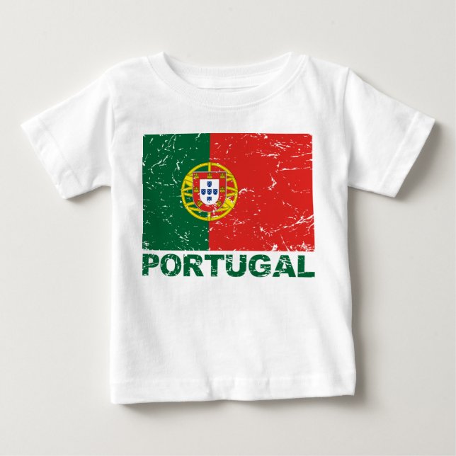 Portugal vintageflagga tee (Framsida)