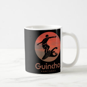 Portugal Windsurfing Surfing Surfare Praia Do Guin Kaffemugg
