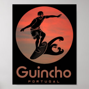 Portugal Windsurfing Surfing Surfare Praia Do Guin Poster