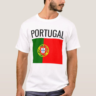 Portugal/World Land National Flagga T Shirt