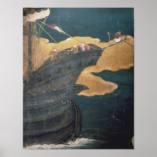 Portugals ankomst till Japan Poster