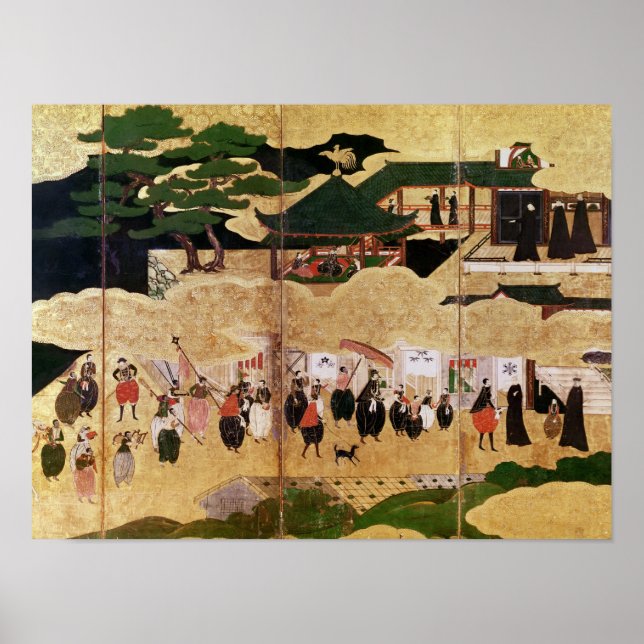 Portugals ankomst till Japan Poster (Framsidan)