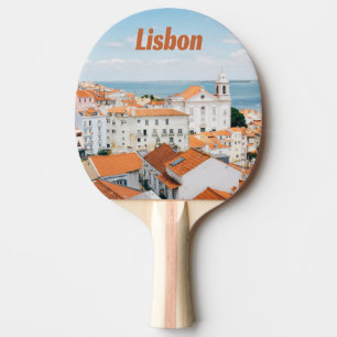 Portugals atlantiska stränder i Lissabon (Röda Tak Pingisracket